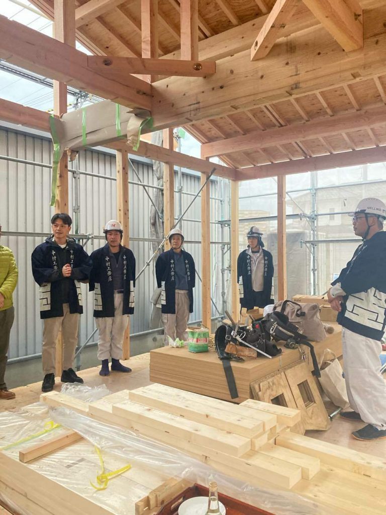 工務店の上棟式は法被を着る